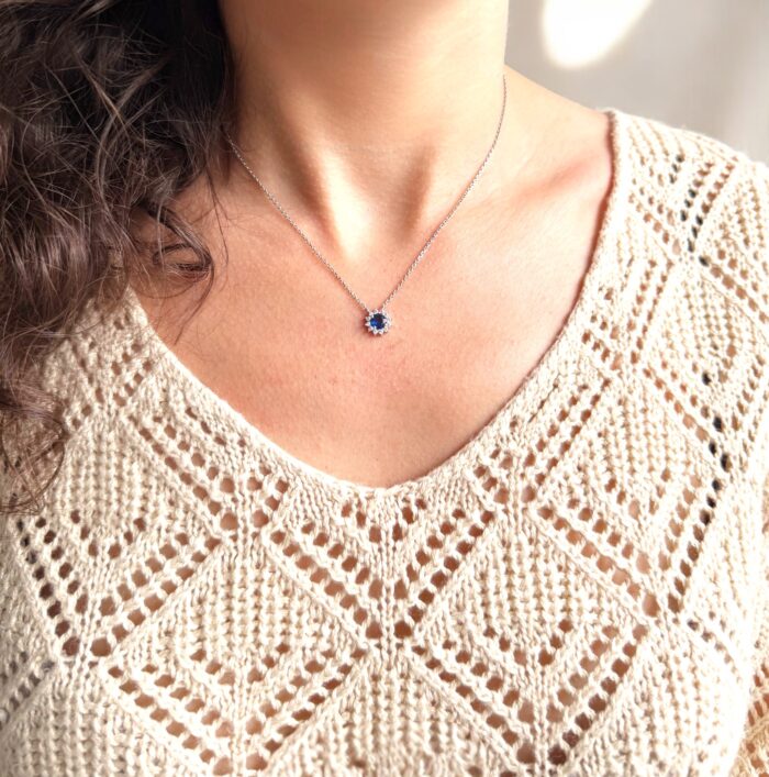 Collier "Prodigieux" - Oxydes de zirconium - Argent rhodié – Image 7