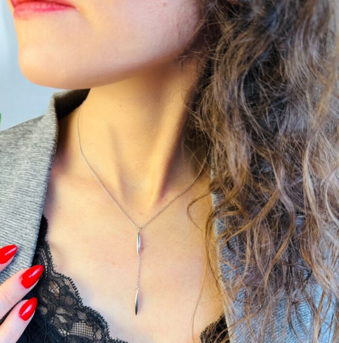 Collier "L'essentiel" - Argent rhodié – Image 3
