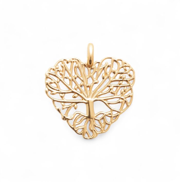Pendentif "Arbelya" - Plaqué or