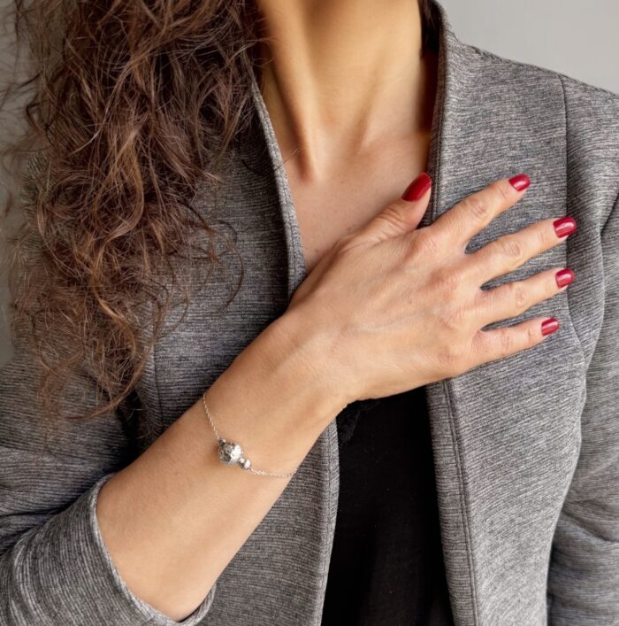 Bracelet "Argamé" - Argent rhodié – Image 4