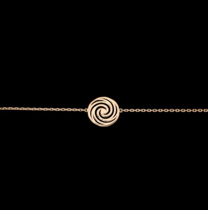 Bracelet spirale - Plaqué or – Image 2