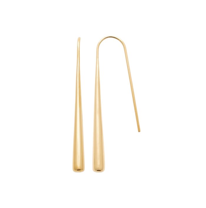 Boucles d'oreilles "Gouttes dorées" - Plaqué or