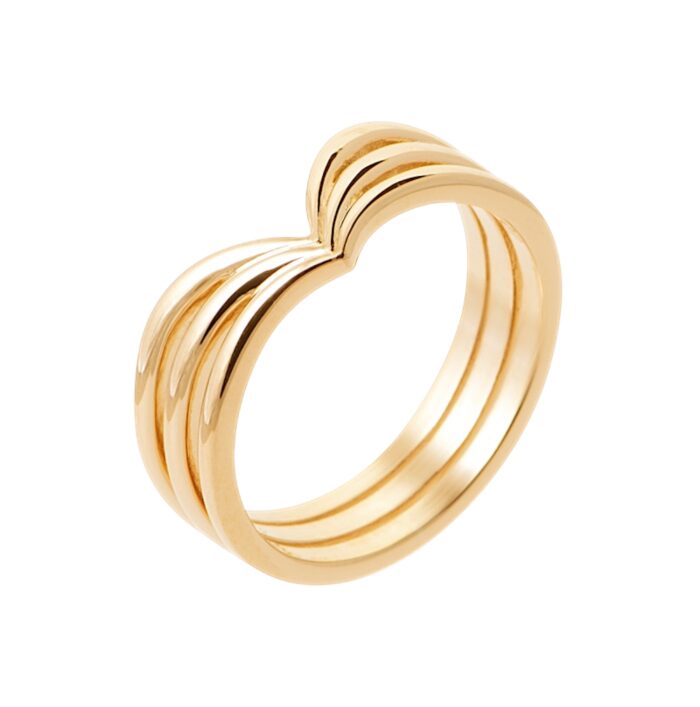 Bague "Sérénité" - Plaqué or