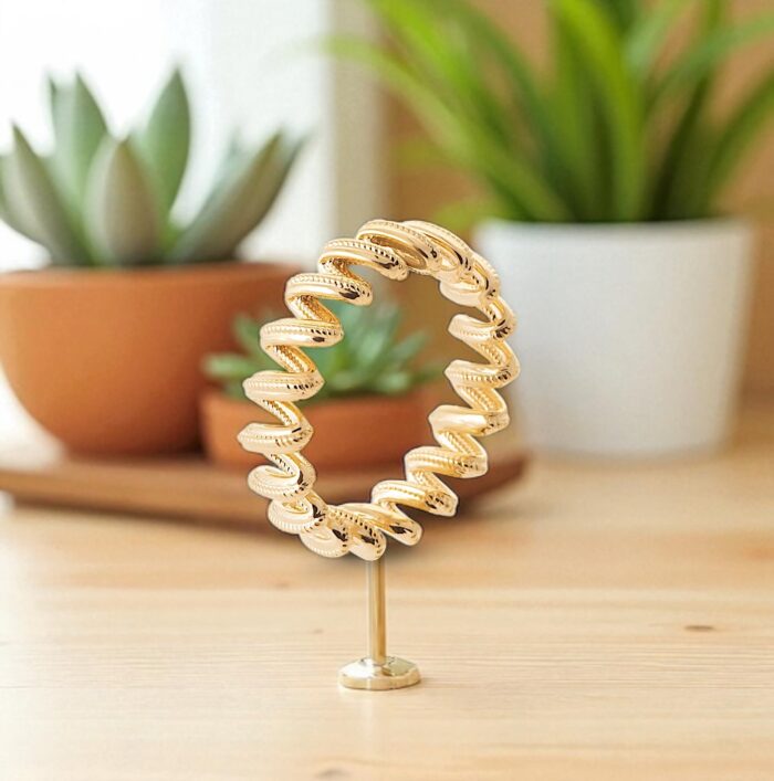 Bague "Twist dorée" - Plaqué or – Image 3