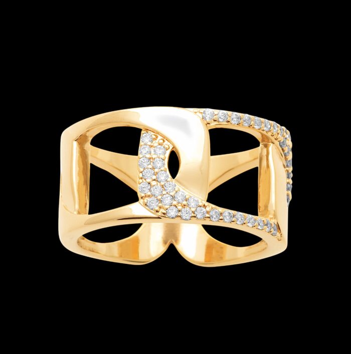 Bague "Zirca" - Plaqué or – Image 2