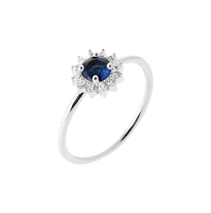 Bague "Prodigieux" - Oxydes de zirconium - Argent rhodié