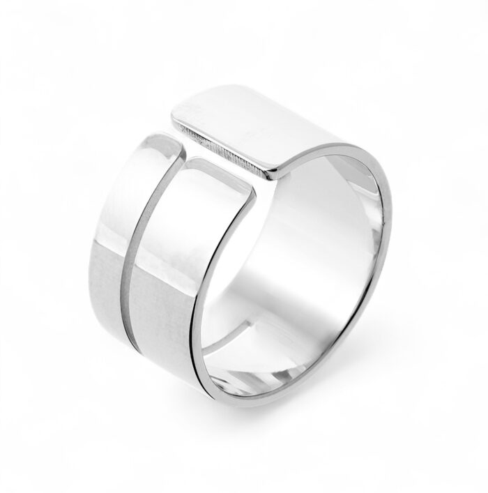 Bague "Anneau" - Argent rhodié