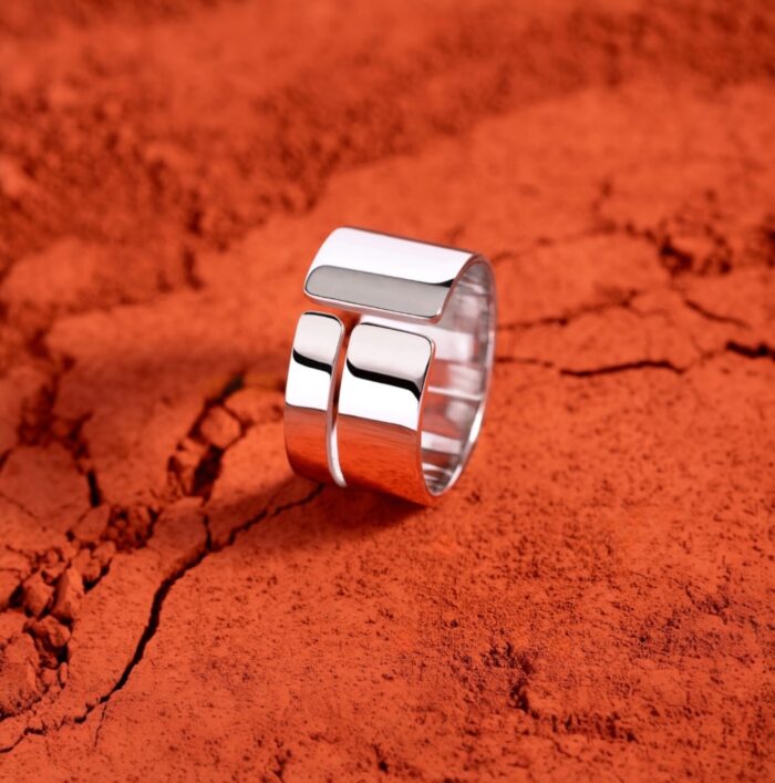Bague "Anneau" - Argent rhodié – Image 3