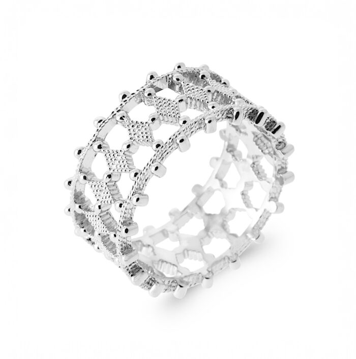 Bague "Exquis" - Argent rhodié
