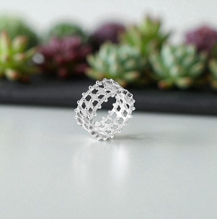 Bague "Exquis" - Argent rhodié – Image 3