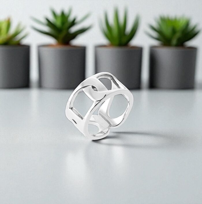 Bague "Myls" - Argent rhodié – Image 3