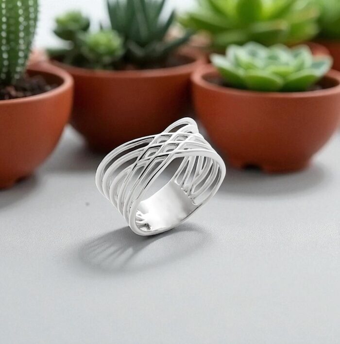 Bague "Selya" - Argent rhodié – Image 3