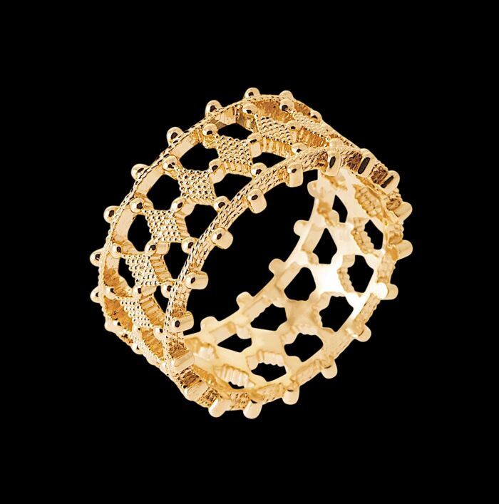 Bague "Exquis" - Plaqué or – Image 2