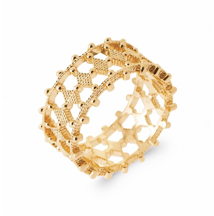 Bague "Exquis" - Plaqué or