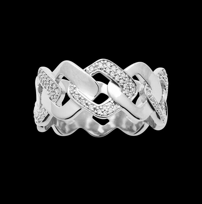 Bague "L'iconique" - Oxydes de zirconium - Argent rhodié – Image 2