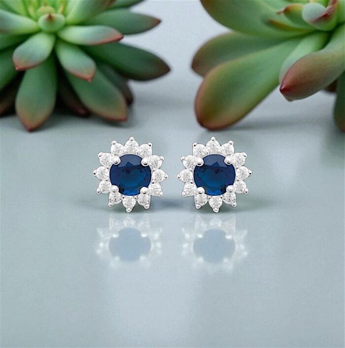 Boucles d'oreilles "Prodigieux" - Oxydes de zirconium - Argent rhodié – Image 3