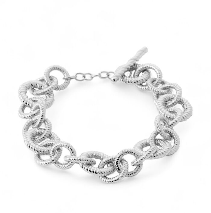 Bracelet "Éclésia" – Argent rhodié