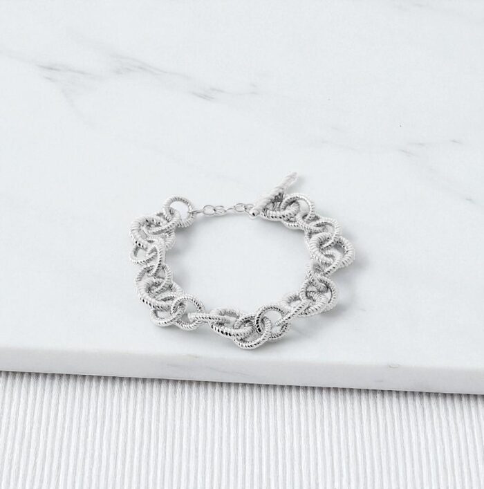 Bracelet "Éclésia" – Argent rhodié – Image 4
