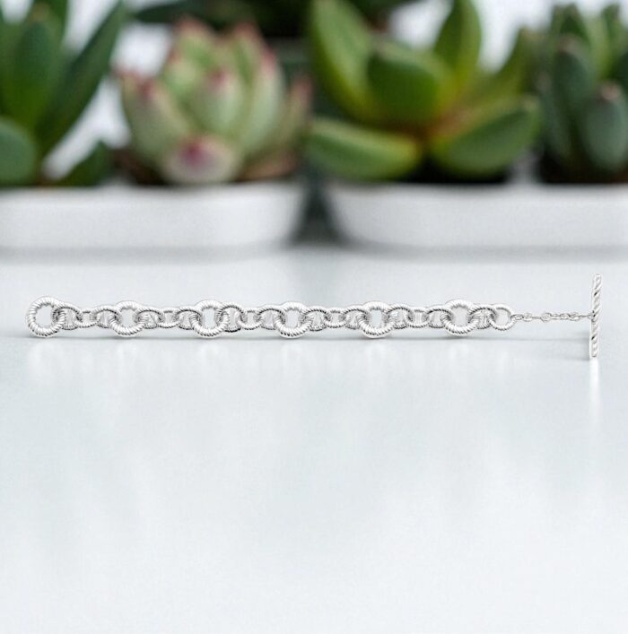 Bracelet "Éclésia" – Argent rhodié – Image 3