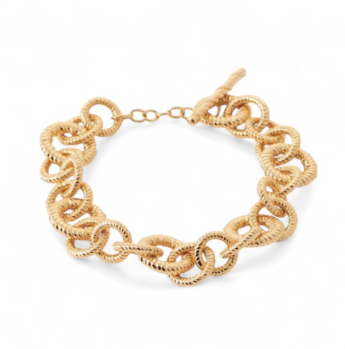 Bracelet "Éclésia" - Plaqué or