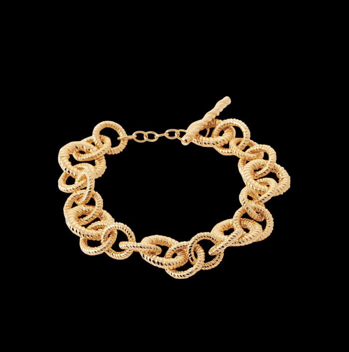 Bracelet "Éclésia" - Plaqué or – Image 2