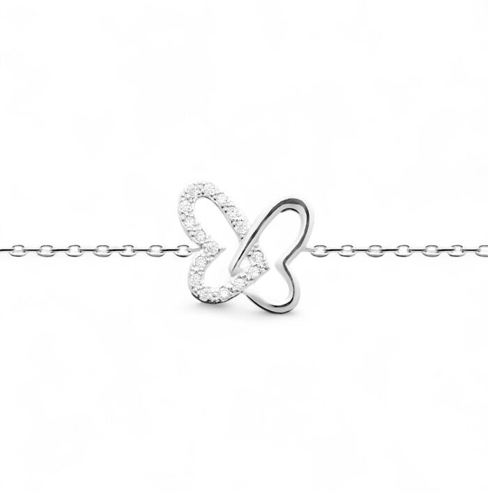 Bracelet "Volésia" – Oxydes de zirconium – Argent rhodié