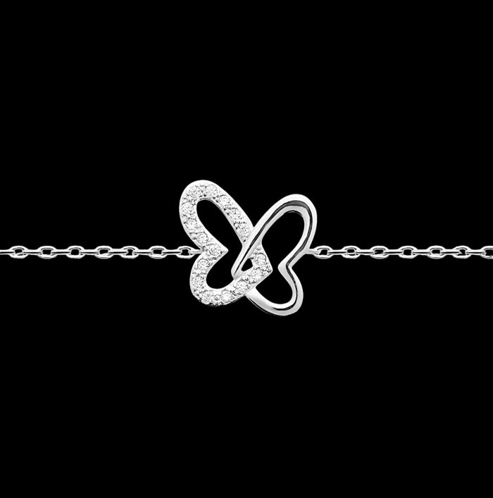 Bracelet "Volésia" – Oxydes de zirconium – Argent rhodié – Image 2