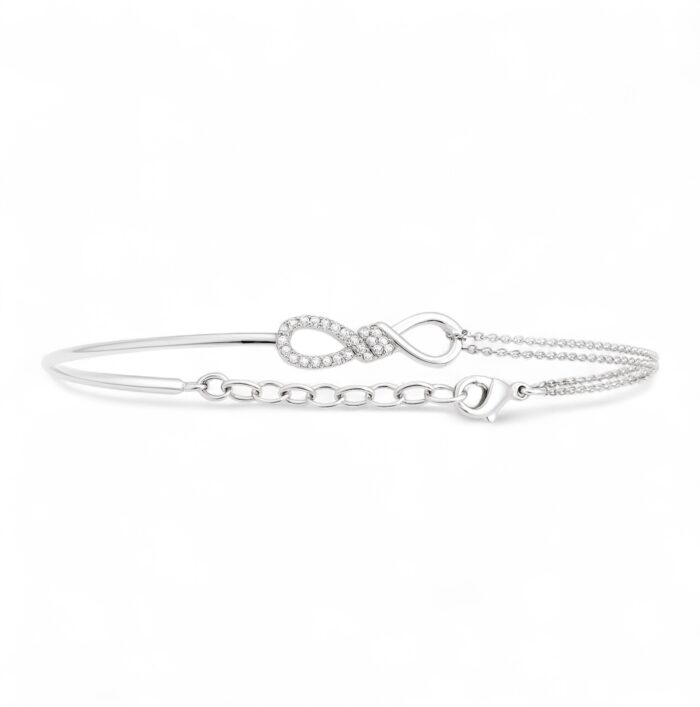 Bracelet "Gleam" - Oxydes de zirconium – Argent rhodié
