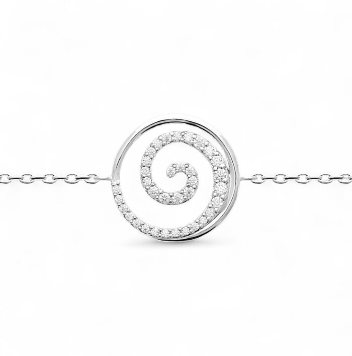 Bracelet "Soléis" – Oxydes de zirconium – Argent rhodié