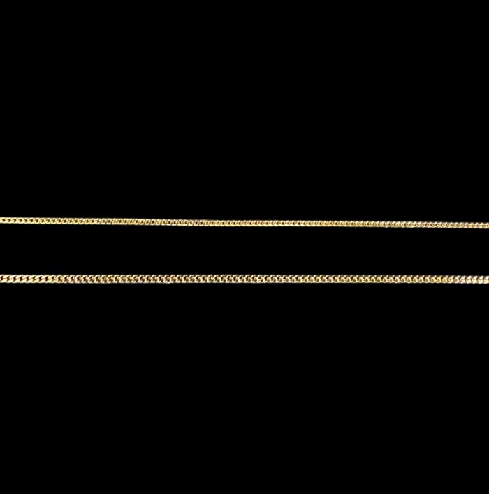 Chaîne de cou - Maille gourmette - Plaqué or – Image 2