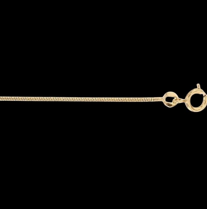 Chaîne de cou - Maille serpent - Plaqué or – Image 2