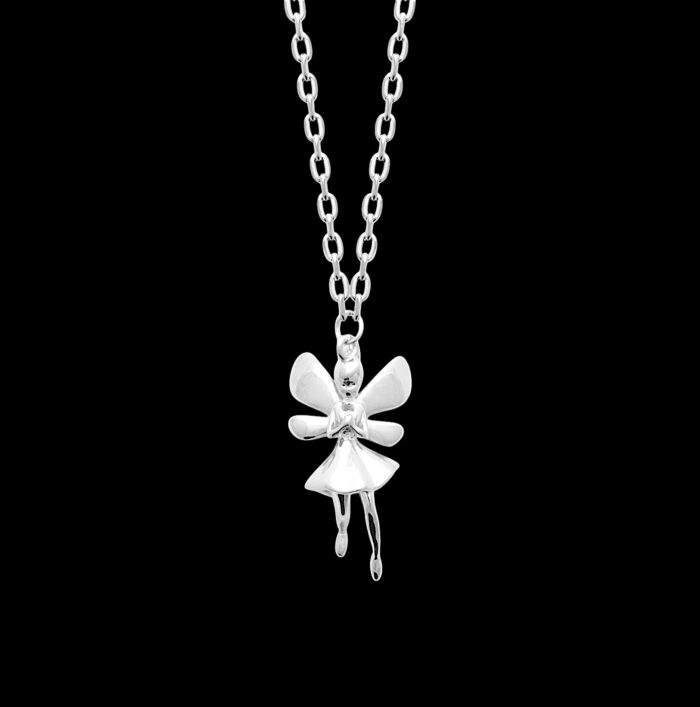 Collier "Divine fée” – Argent rhodié – Image 2