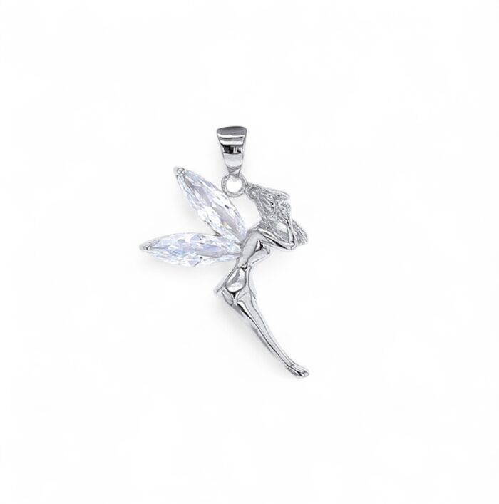 Pendentif "Élaria" - Argent rhodié