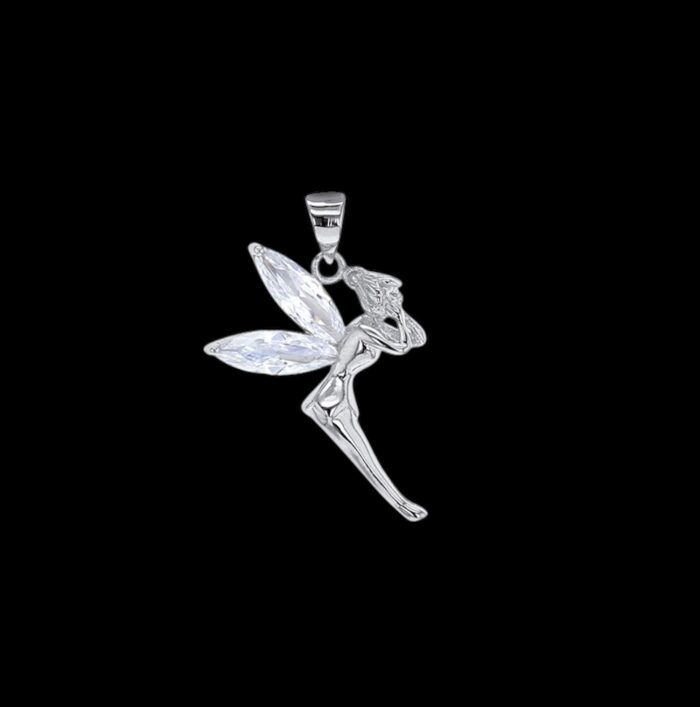 Pendentif "Élaria" - Argent rhodié – Image 2