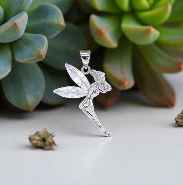 Pendentif "Élaria" - Argent rhodié – Image 3
