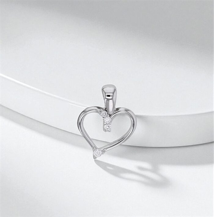 Pendentif "DDD" - Or blanc - 18 carats – Image 3