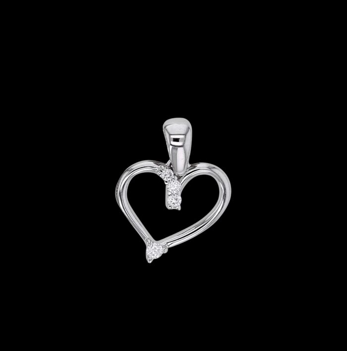 Pendentif "DDD" - Or blanc - 18 carats – Image 2