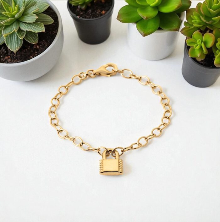 Bracelet "Cadéa" – Plaqué or – Image 3
