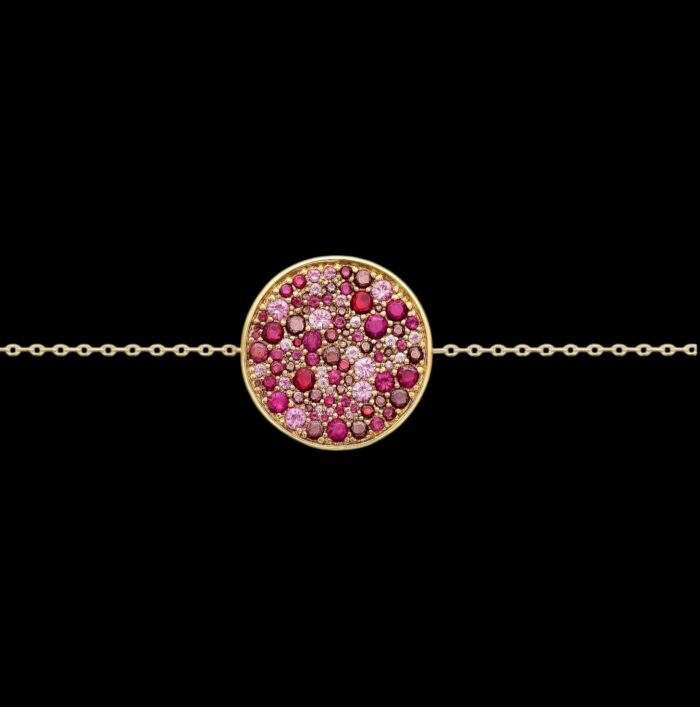Bracelet "Roséa" – Plaqué or – Image 2