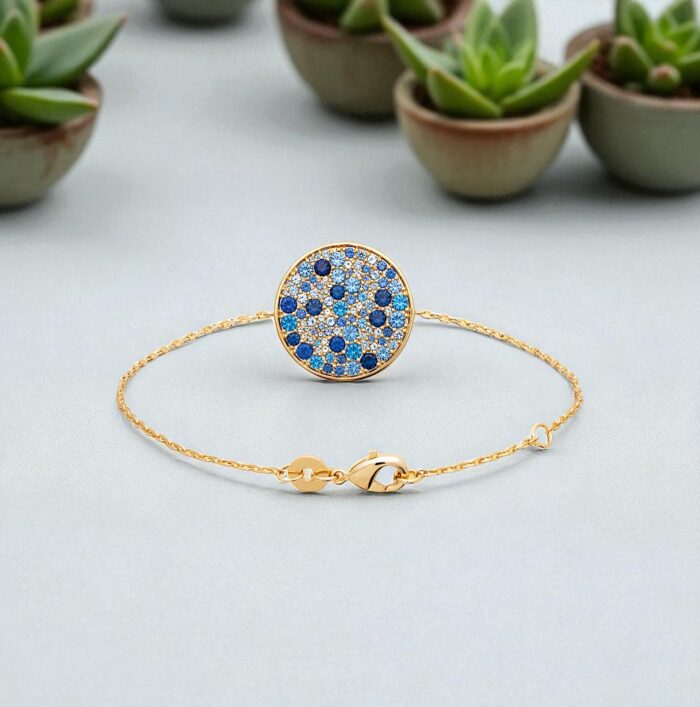 Bracelet "Azura" – Plaqué or – Image 3