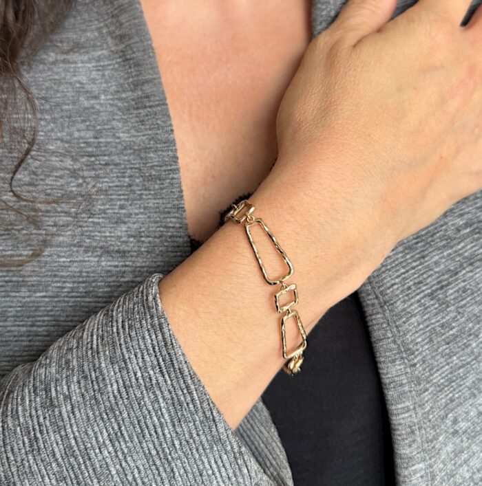 Bracelet "Kymia" – Plaqué or – Image 4