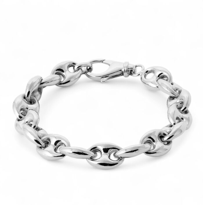 Bracelet "Fracas" – Argent rhodié