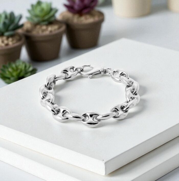 Bracelet "Fracas" – Argent rhodié – Image 3