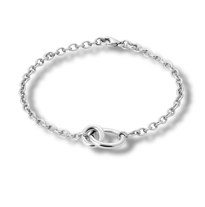Bracelet "Nyx" – Argent rhodié