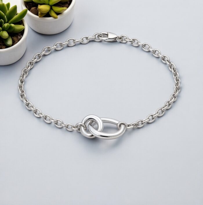 Bracelet "Nyx" – Argent rhodié – Image 3