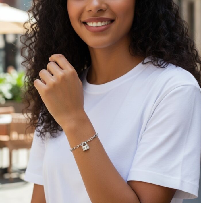 Bracelet "Cadéa" – Argent rhodié – Image 5