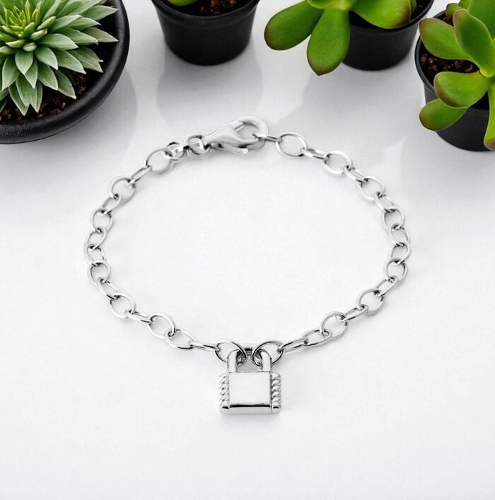 Bracelet "Cadéa" – Argent rhodié – Image 4