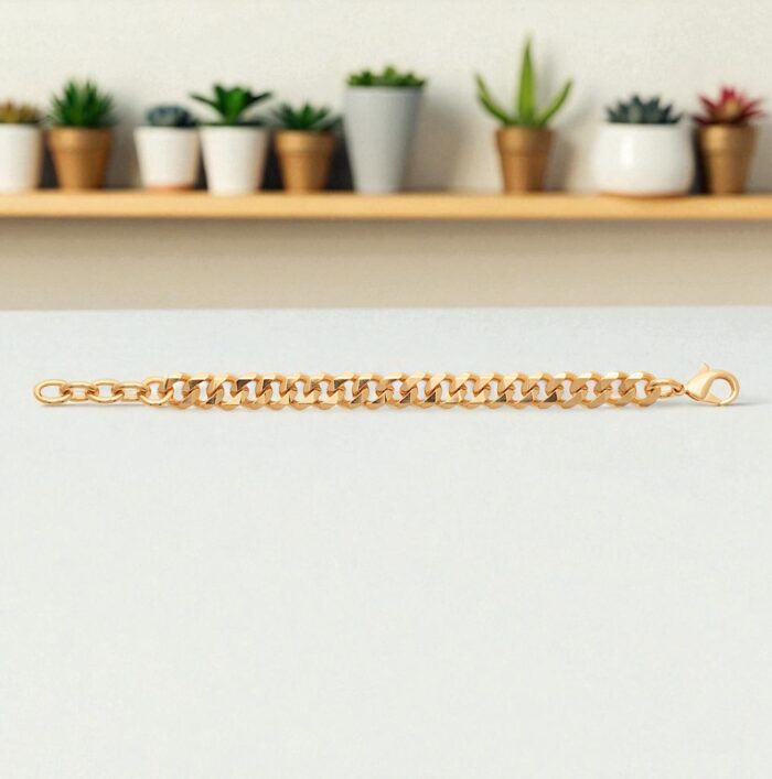 Bracelet "Oriane" - Plaqué or – Image 2