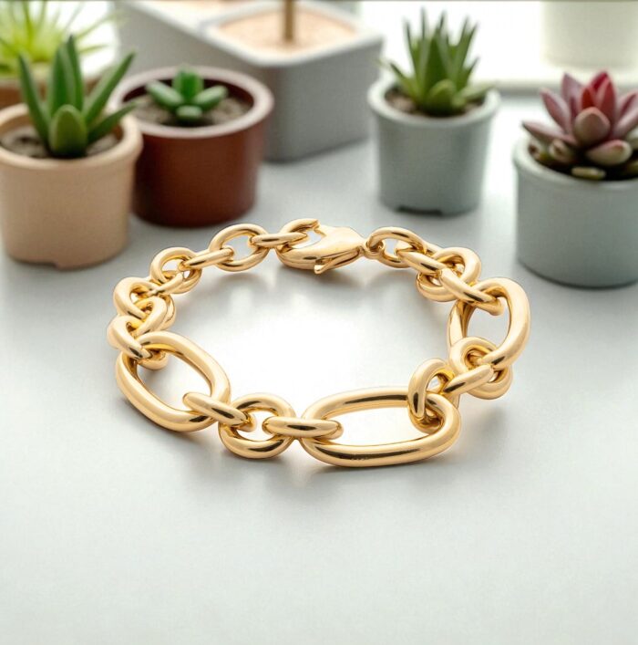 Bracelet "Audace" - Plaqué or – Image 3