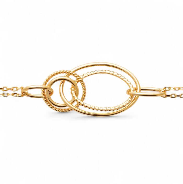 Bracelet "Nexus" – Plaqué or